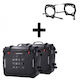 SW-Motech Sysbag WP L Ducati Multistrada 1260 Enduro Motorcycle Saddle Side Bag Set in Black Colour
