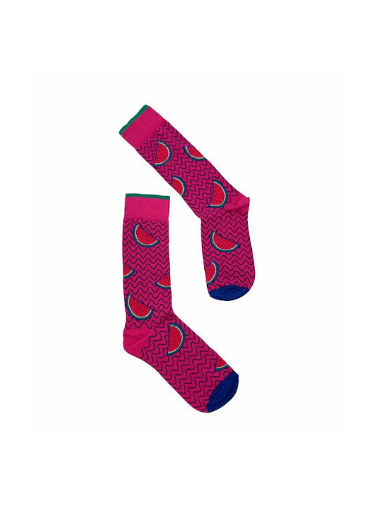 Памучни чорапи унисекс - Фуксия