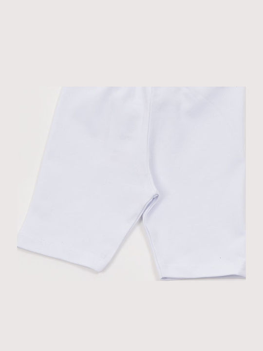 Trax Kids Legging Cycling Short White