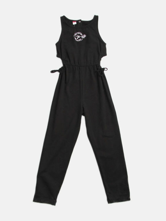 Joyce Kinder Overall Stoff Schwarz