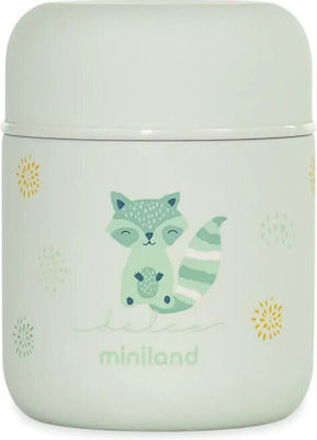 Miniland Βρεφικό Θερμός Φαγητού Dolce Ανοξείδωτο Mint 280ml