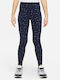 Kids Legging Sports Long Blue Sportswear Essentials