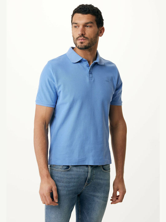 Mexx Fashion Ανδρικό T-shirt Polo Γαλάζιο