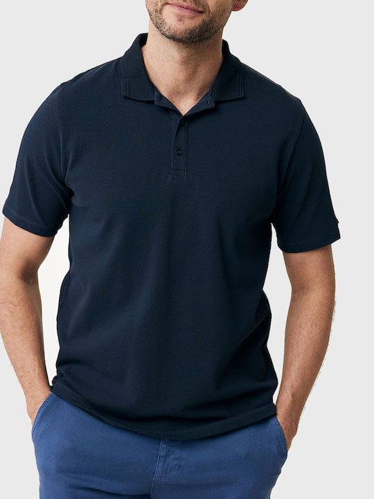 Mexx Men's Short Sleeve Blouse Polo Navy Blue