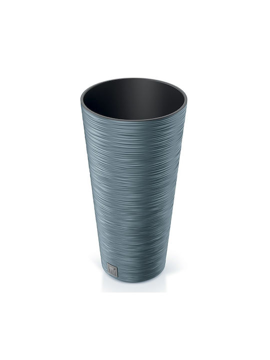 Iliadis Furu Slim Plant Pot Plastic Blue