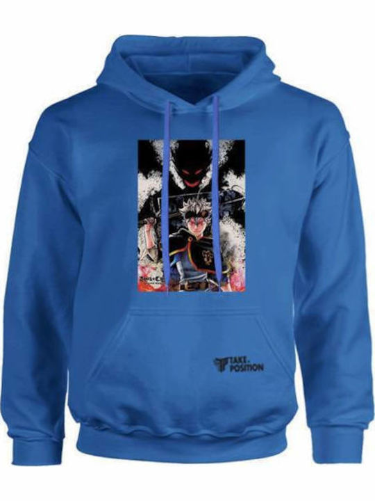 Fleece Kids Sweatshirt with Hood Black