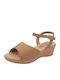 Anatomische Damenplattformen Beige