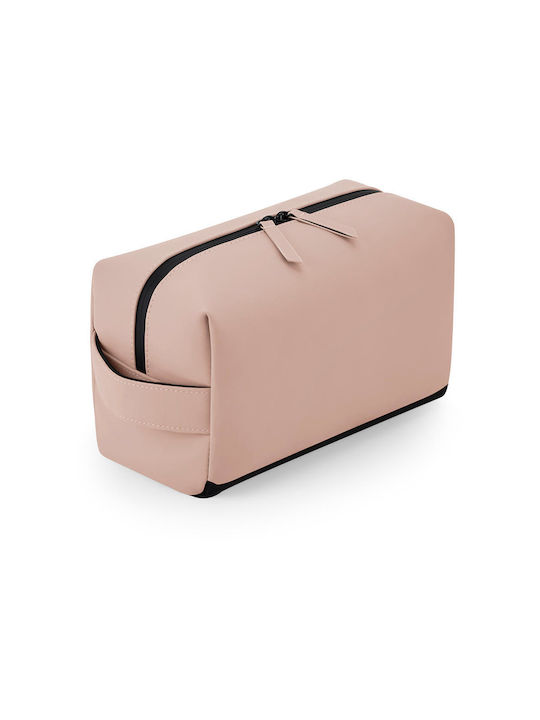 Matte PU Toiletry Case Bag Base BG332 Nude Pink