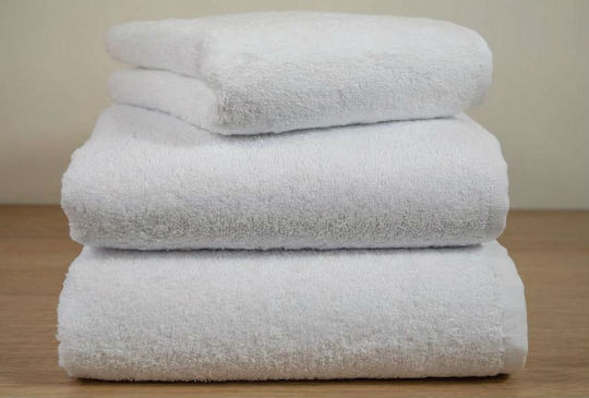 Homeline Set 10 Prosoape Hotel 150x80 cm Albe Greutate 550gsm