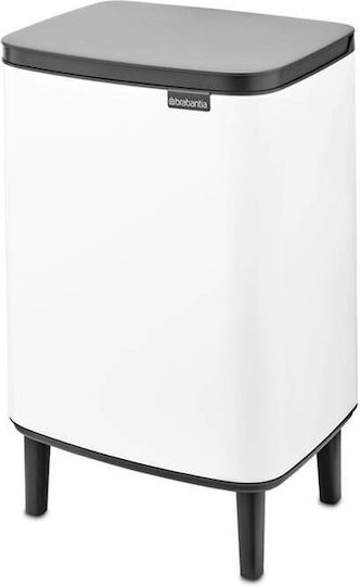 Brabantia Bo Hi Κάδος Απορριμμάτων Πλαστικός Λευκός 12lt Brabantia Bo Hi Κάδος Απορριμμάτων Πλαστικός Λευκός 12lt