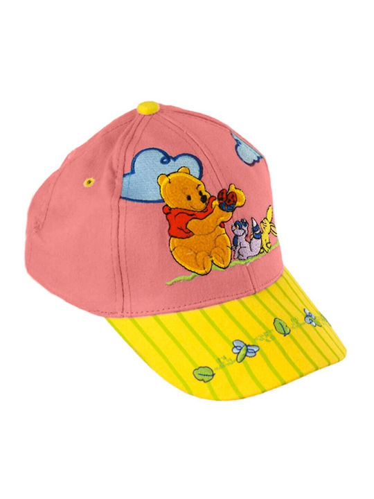 Children's Jockey Hat Winnie the Pooh Pink