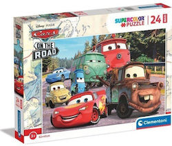 Puzzle pentru Copii Supercolor Disney Cars pentru 3++ Ani 24buc Clementoni