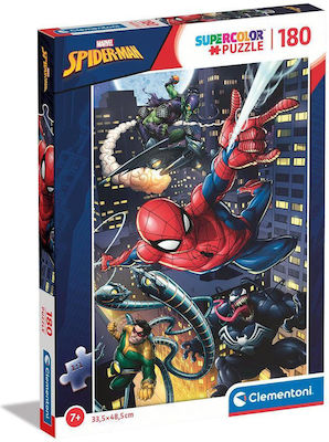 Kinderpuzzle Supercolor Marvel Spiderman für 7++ Jahre 180pcs Clementoni