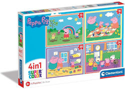 Puzzle pentru Copii Supercolor - Peppa Pig pentru 3++ Ani 72buc Clementoni