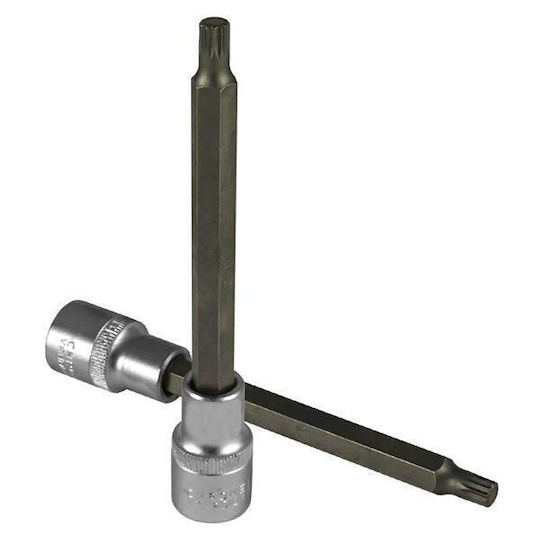 JBM Bit-Stecknuss mit Spline-Bit und Antriebsvierkant 1/2'' Größe M8x140mm 1Stück