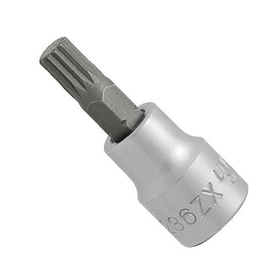 Unior Walnut with Spline Head and Socket 3/8'' M5