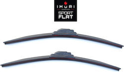 Imuri Sport Flat Front Set Car Wiper Blades 650mm 400mm Imuri Sport Flat Front Set Car Wiper Blades 650mm 400mm