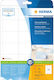 Herma Small Adhesive Labels in White Color 63.5x46.6mm