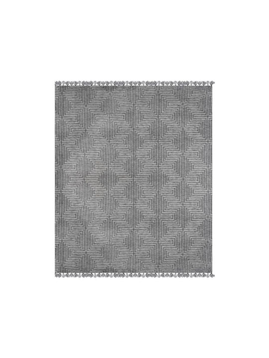 Fylliana Smother Rug Rectangular Summer Cotton Gray