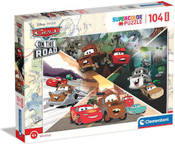 Παιδικό Puzzle Supercolor - Cars 104pcs για 4+ Ετών Clementoni