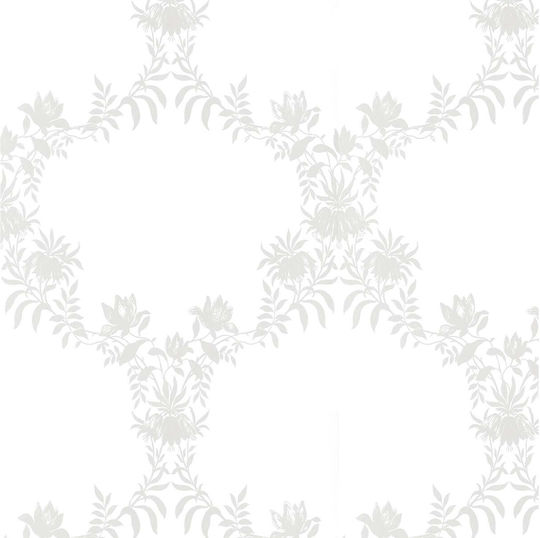 Тапет за стена Parterre Trellis Сребрист 1000x53см