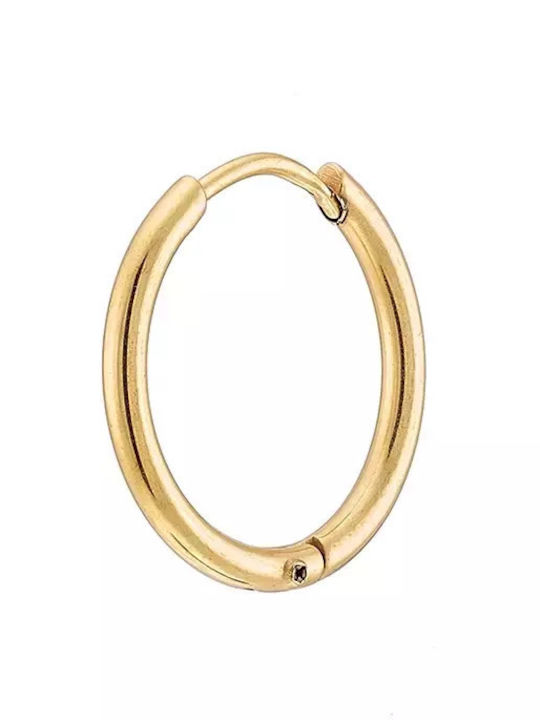 Oxzen Men's Single Earring Hoop made of Steel G...