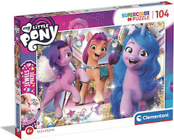 Παιδικό Puzzle Supercolor - My Little Pony 104pcs για 4+ Ετών Clementoni