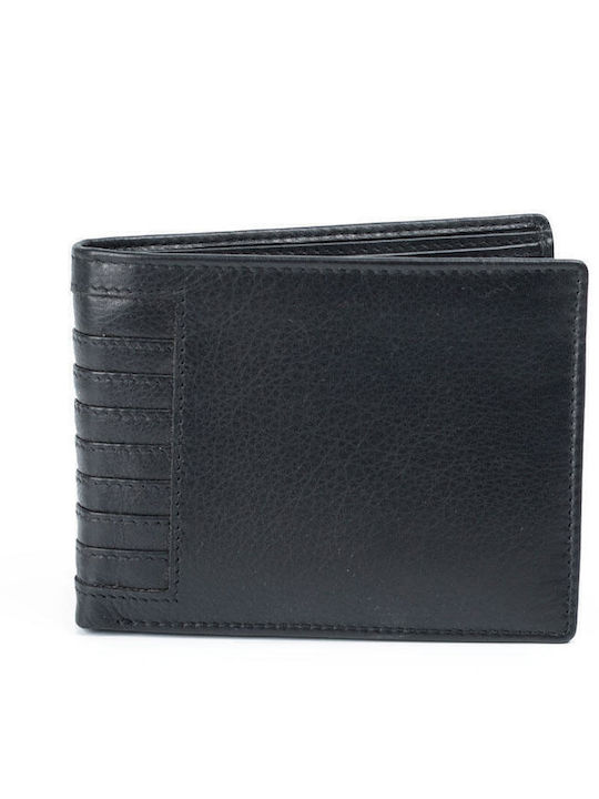 Fetiche Leather Leather Men's Wallet Classic Black
