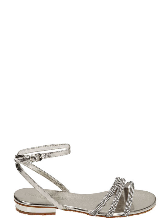 Sandals-Slippers Primadonna Silver