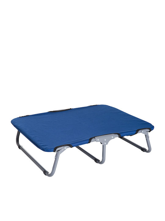 Pawhut Elevated Dog Bed Blue 71x58cm
