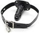 Naughty Toys Knebel Knebel-Gesichtsmaske mit Silikondildo in Schwarz Farbe