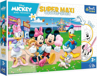 Kids Puzzle Mickey at the Fairground for 3++ Years 24pcs Trefl