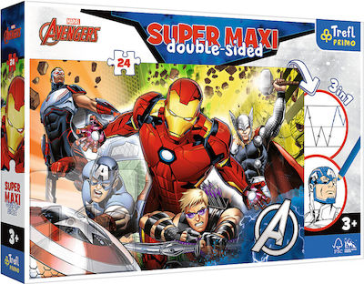 Puzzle pentru Copii Avengers pentru 3++ Ani 24buc Trefl