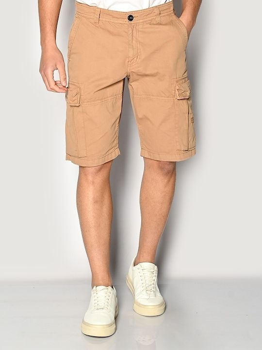 Brokers Jeans Ανδρική Βερμούδα Cargo Tobacco