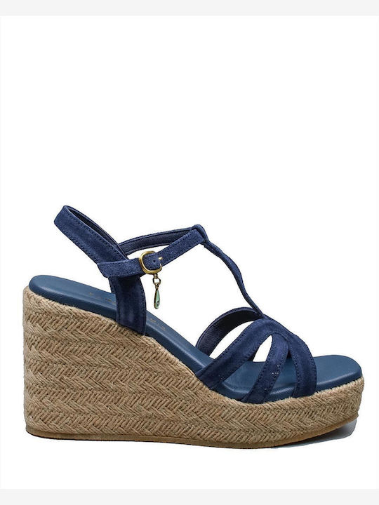 Komis & Komis Women's Suede Platform Shoes Navy...