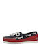 Merton Men's Leather Boat Shoes Blue