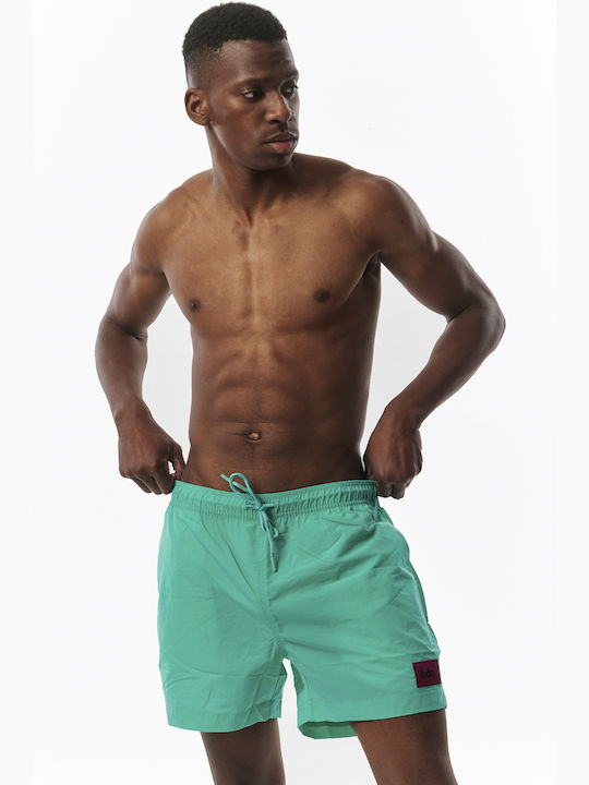 Body Action Men's Swimwear Shorts Light Green