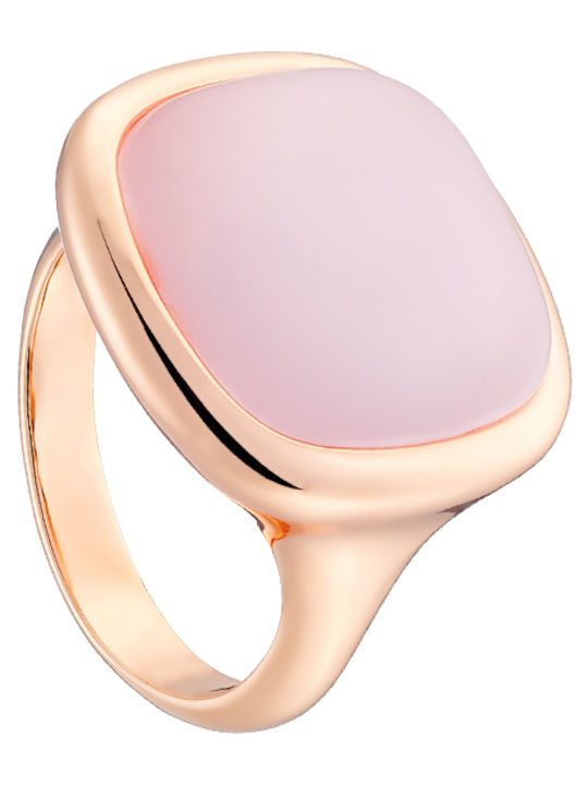 Oxette Damen Ring mit Steinen Vergoldet