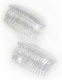 Ro-Ro Accessories Set of Transparent Hair Combs 2 Pieces