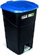 Tayg Eco Plastic Waste Bin 60lt with Pedal Blue