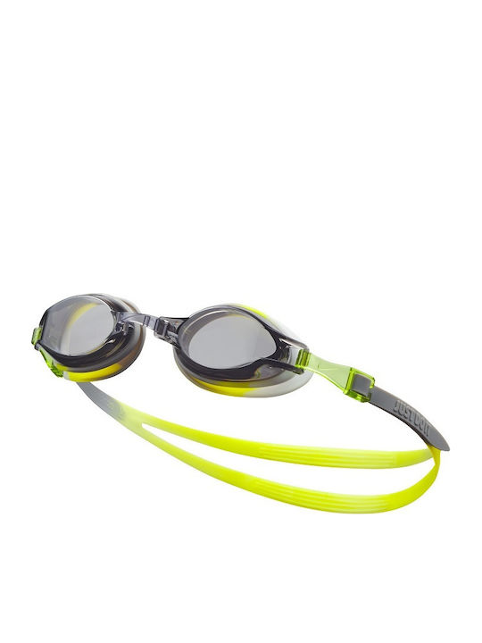 Nike Chrome Youth Goggle Γυαλιά Κολύμβησης Παιδικά με Αντιθαμβωτικούς Φακούς Γκρι