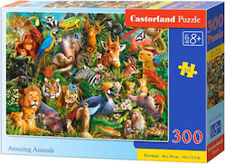 Kids Puzzle Amazing Animals for 8++ Years 300pcs Castorland