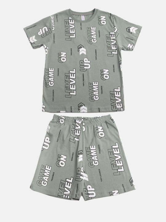 Dreams by Joyce Kids Nightwear Summer Green Level Up