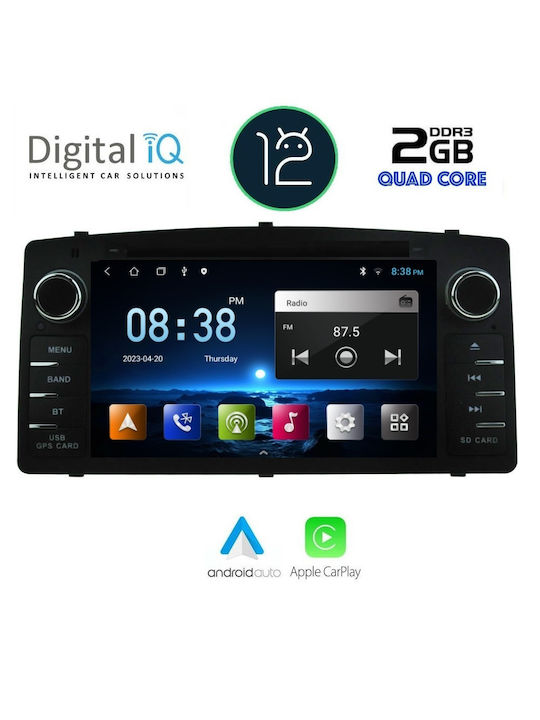Digital IQ Ηχοσύστημα Αυτοκινήτου για Toyota Corolla (Bluetooth/USB/AUX/GPS) με Οθόνη Αφής 7"