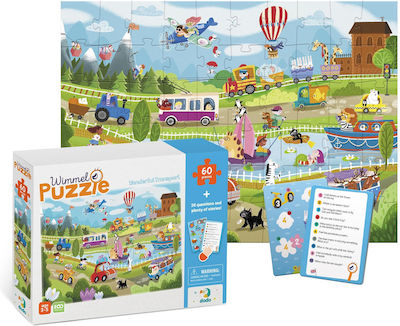 Kids Puzzle Wonderful Transport for 3++ Years 60pcs Dodo