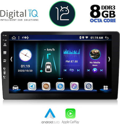 Digital IQ Car Audio System for Renault Twingo 2011-2016 (Bluetooth/USB/AUX/WiFi/GPS/Apple-Carplay/CD) with Touch Screen 9"