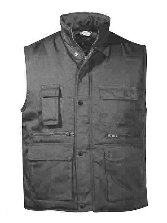 Sleeveless work vest (FAG060 GRY)