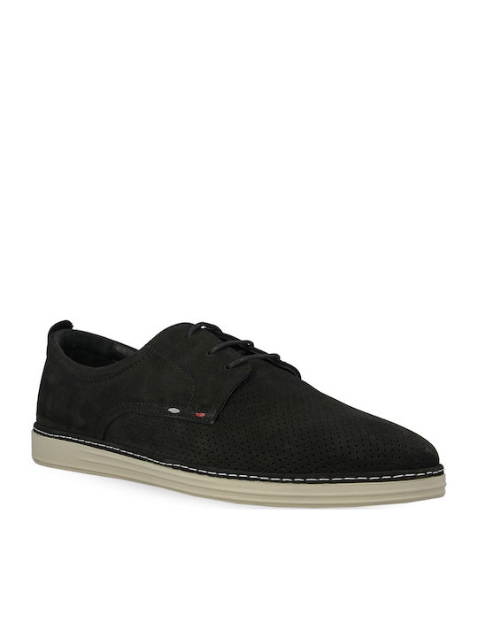 Men's Leather Casual Shoes Black