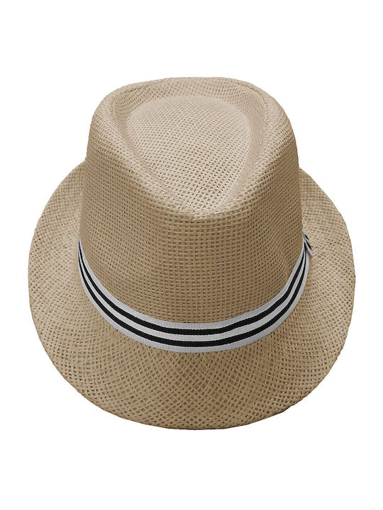 Summertiempo Υφασμάτινo Ανδρικό Καπέλο Καβουράκι Μπεζ