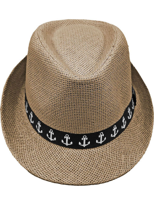 Summertiempo Men's Hat Fedora Brown